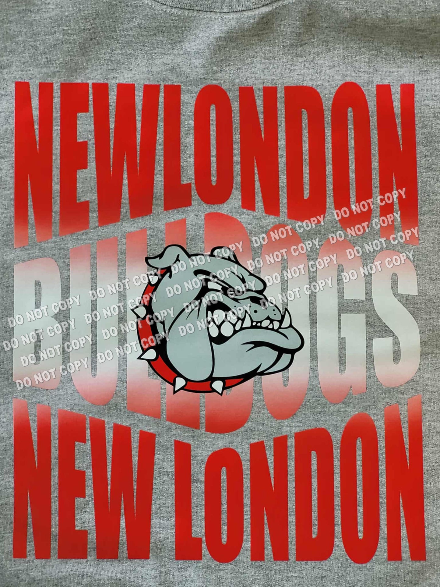 New London Bulldogs crewneck