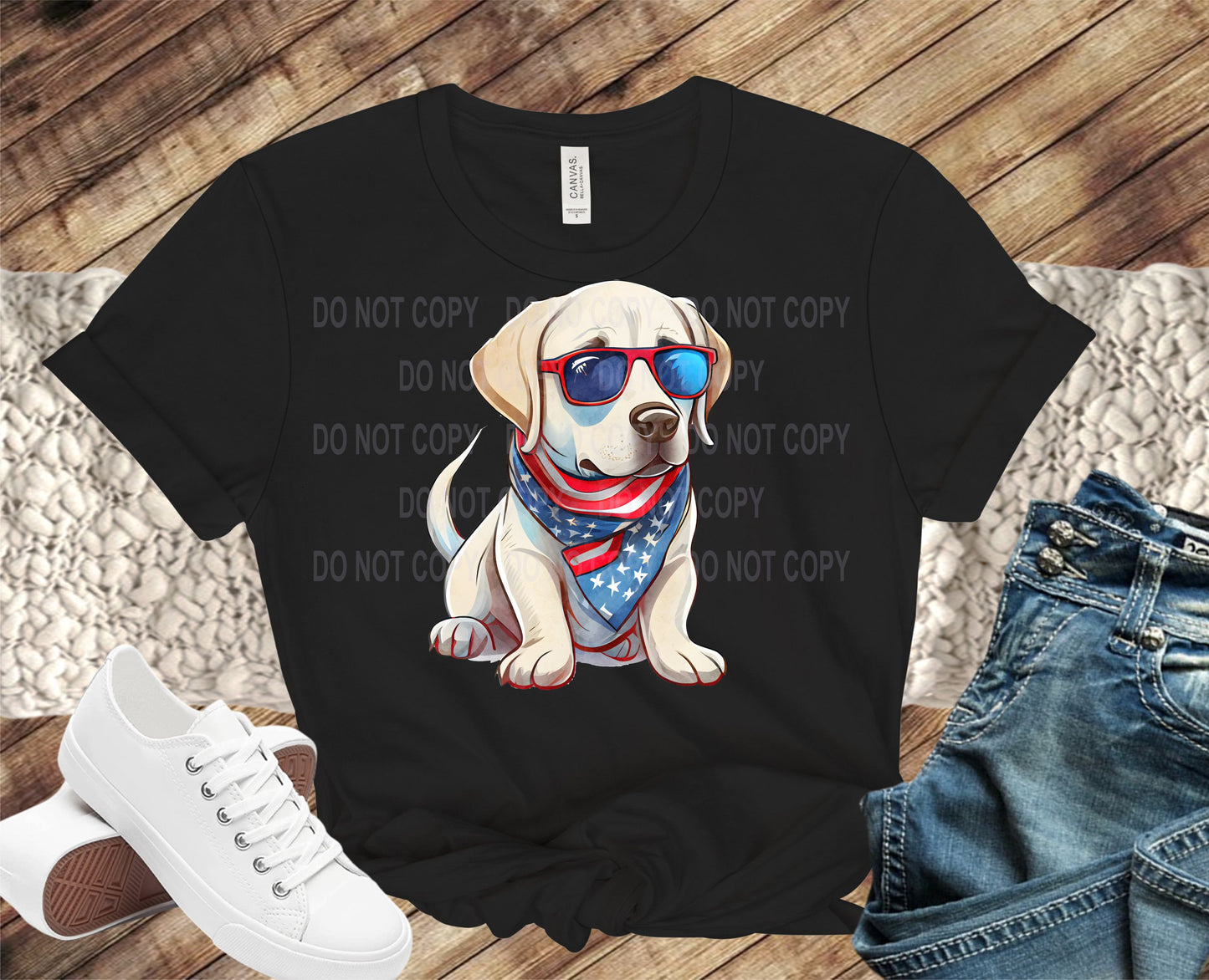 American Labrador dog transfer