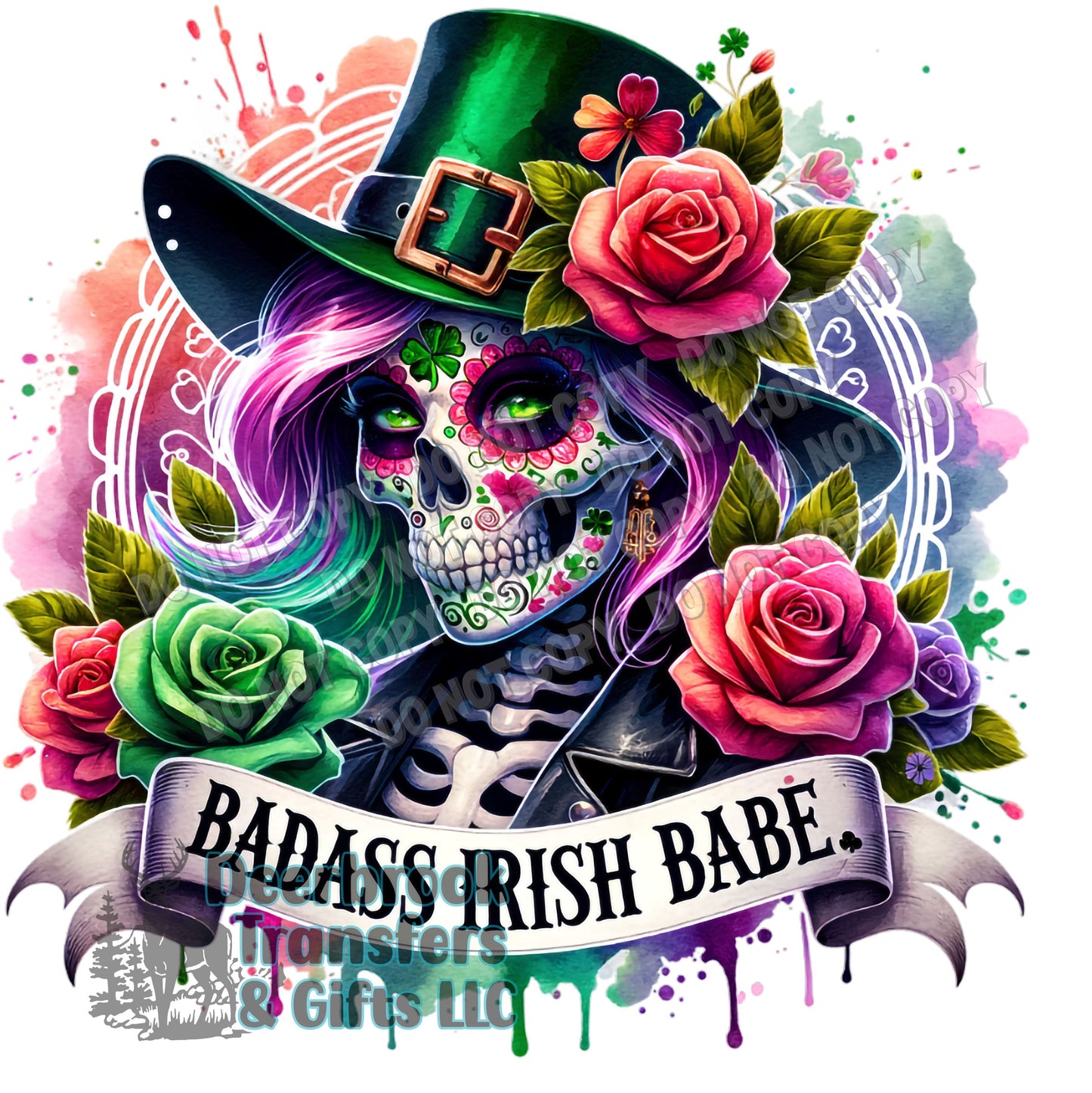 Bad Ass Irish Babe transfer
