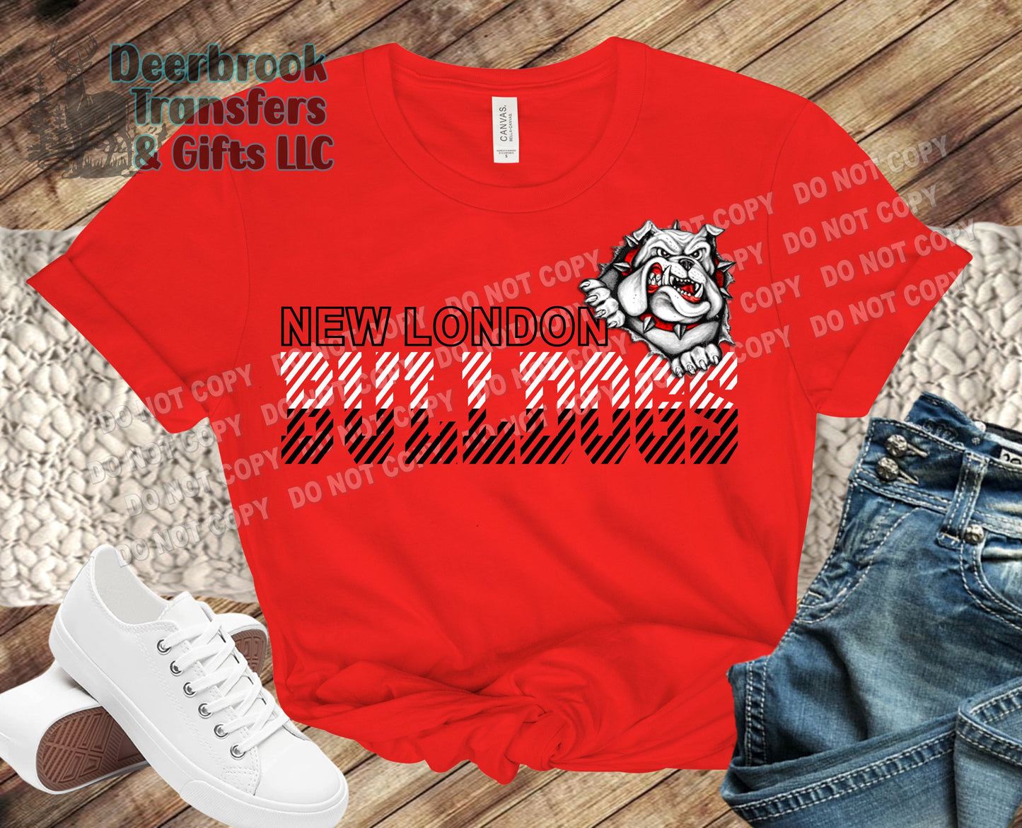 New London Bulldogs shirt