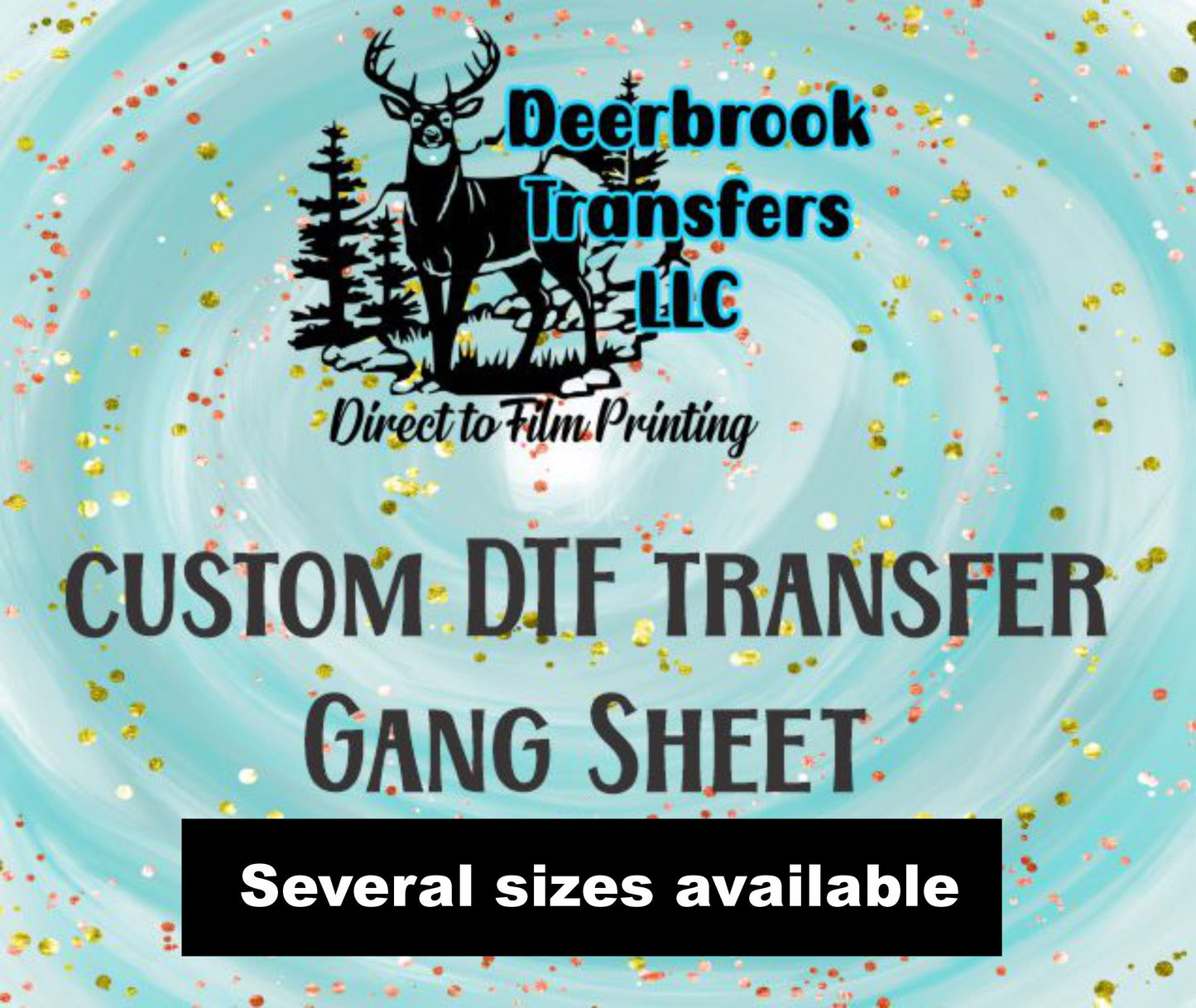Custom gang sheet transfers