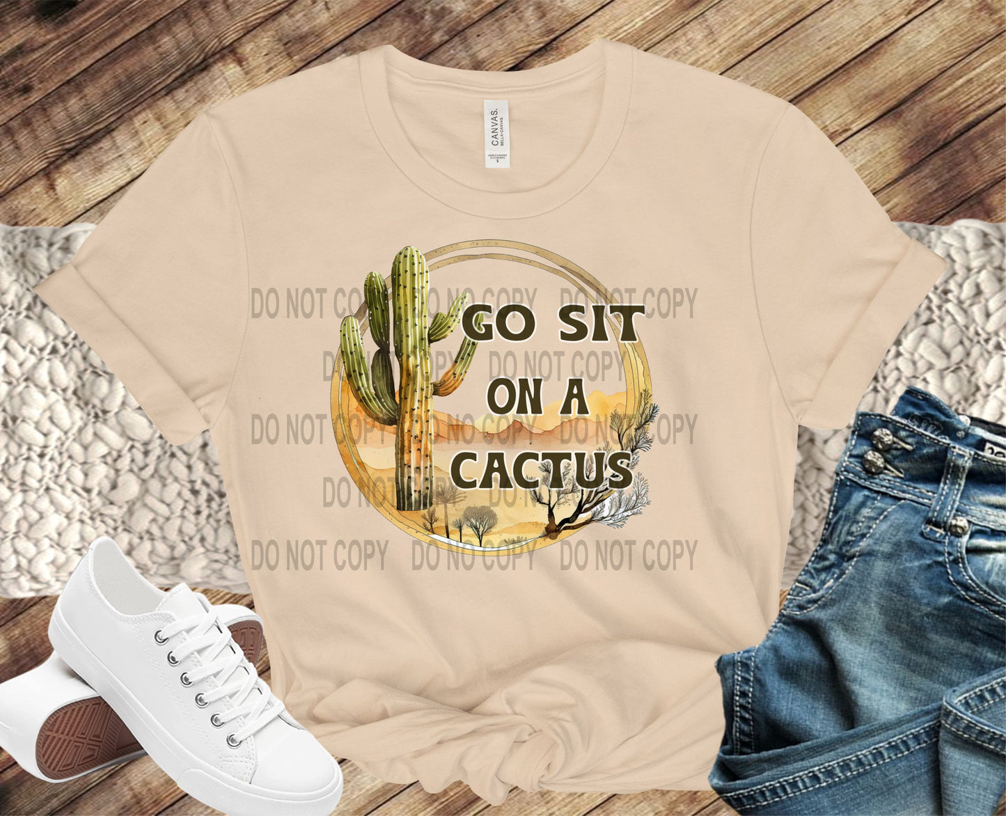 Go sit on a cactus transfer