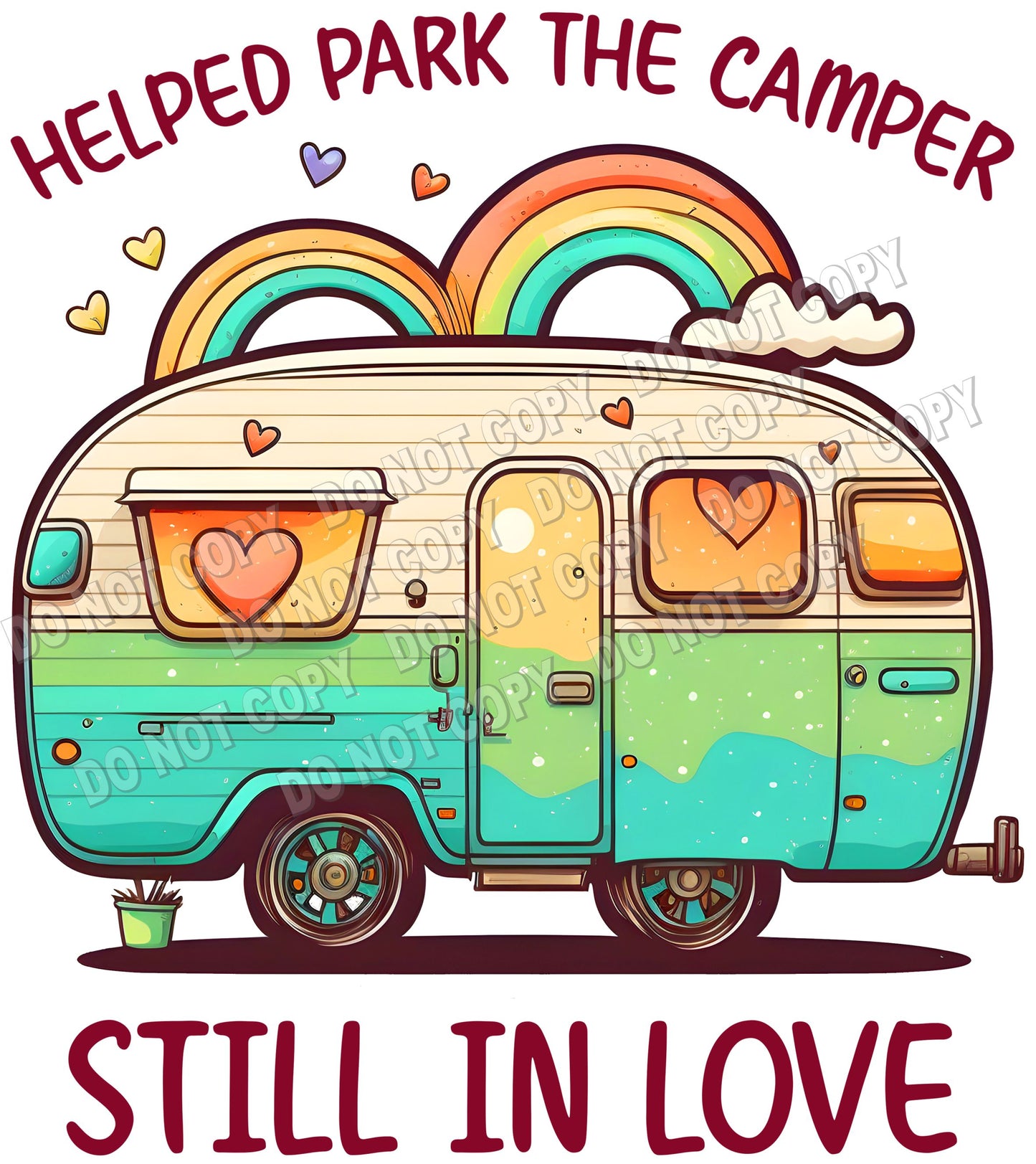 Helped park the camper