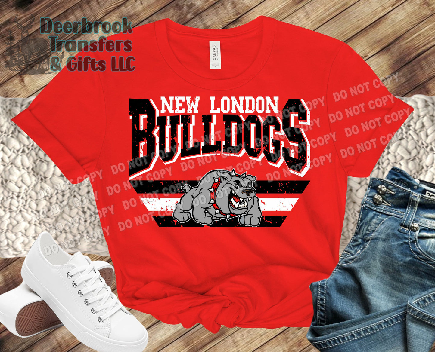 New London Bulldogs shirt