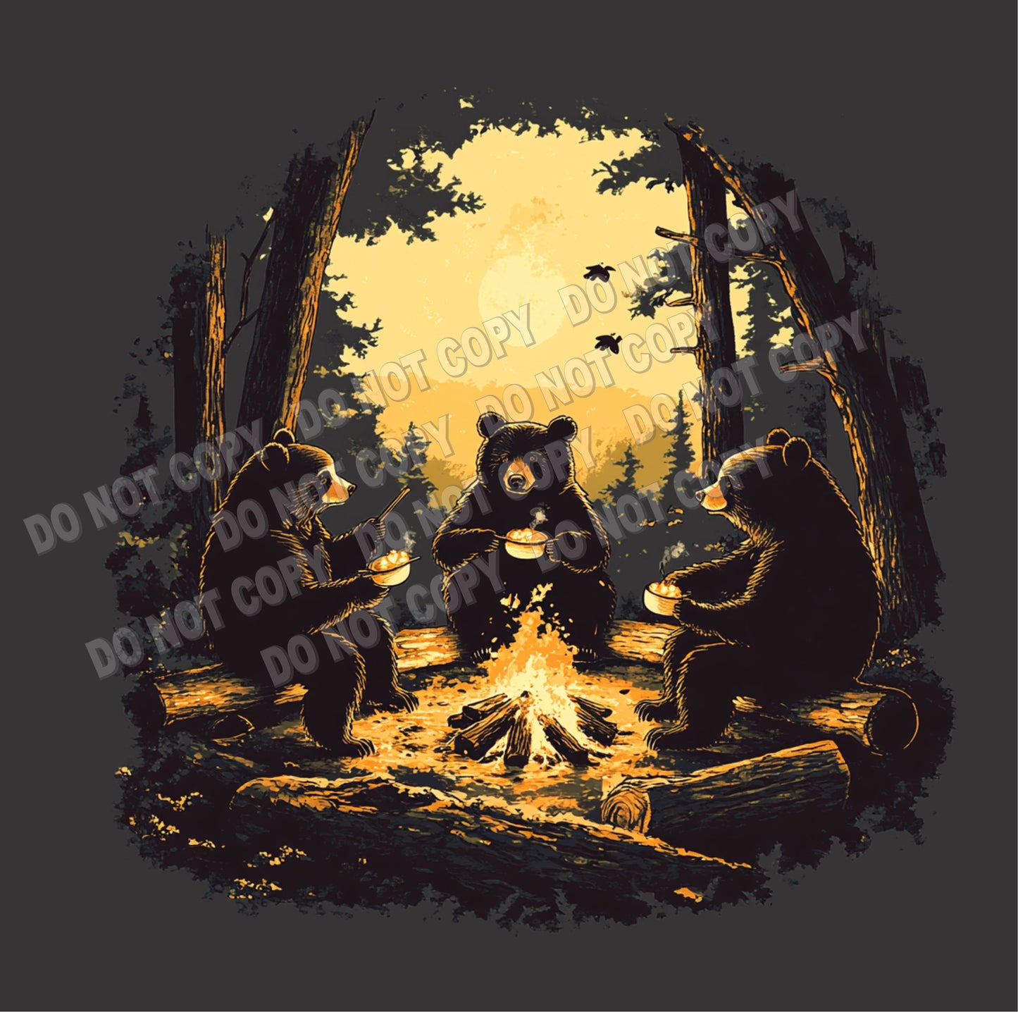 Bears camping