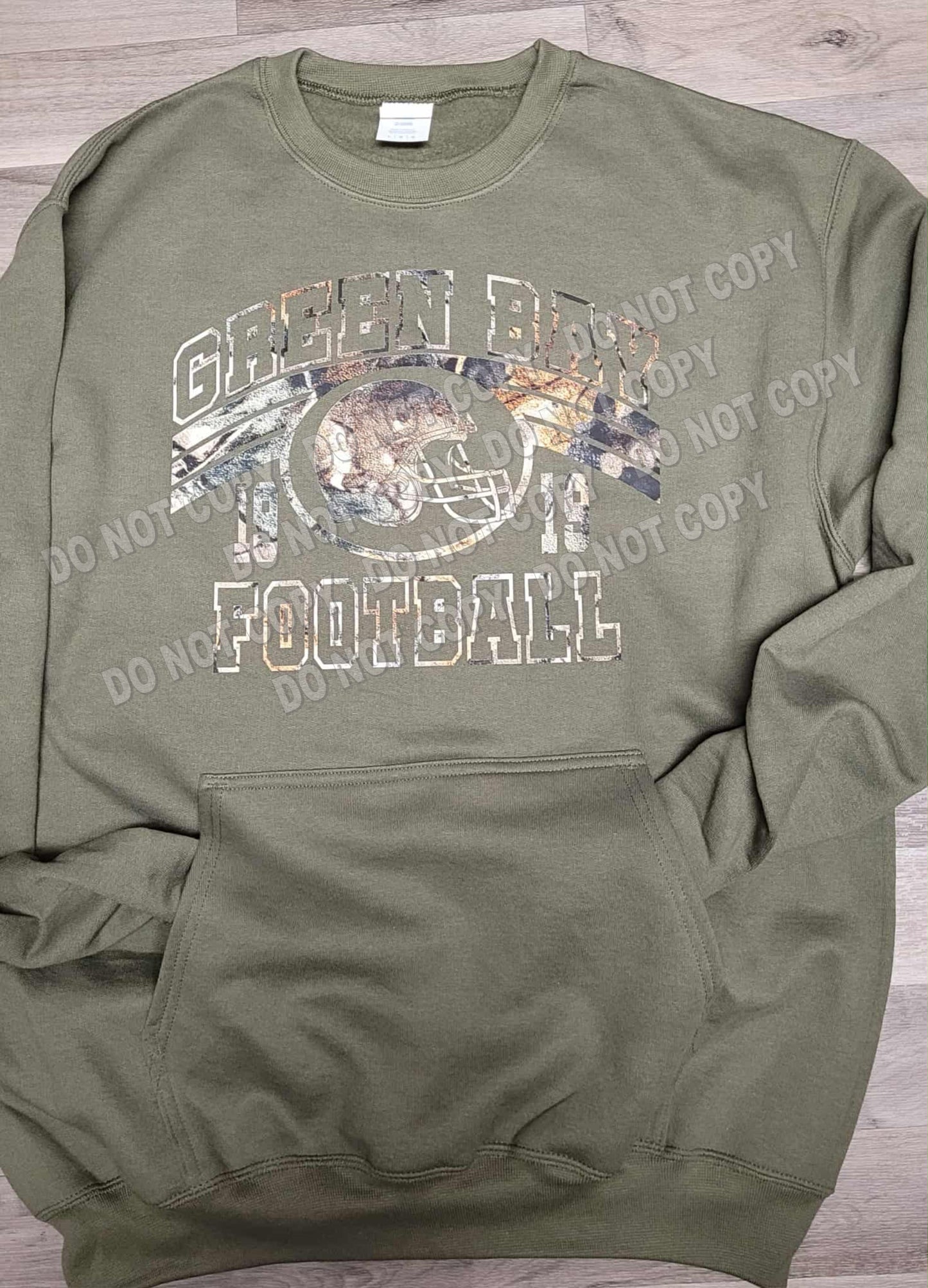 Chenille look camo design
