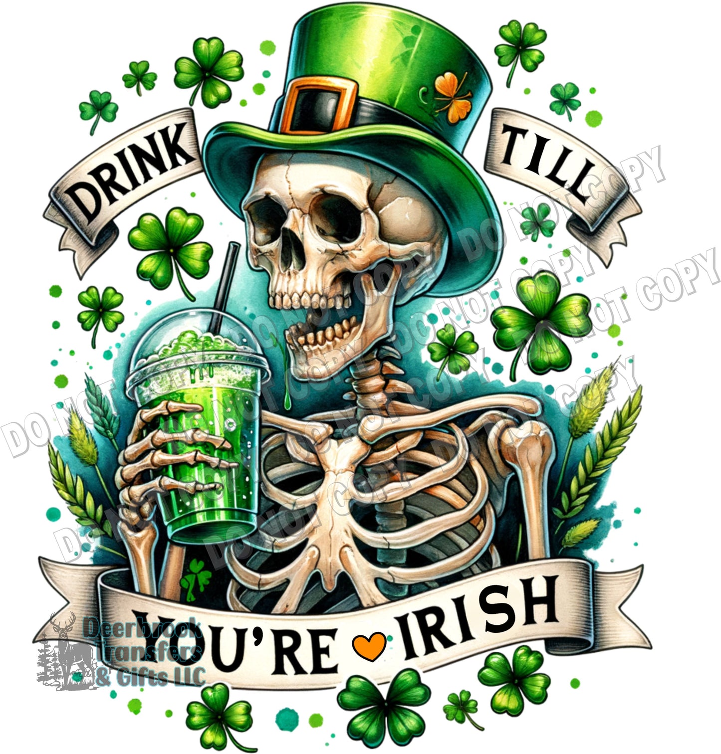 Drink til you're Irish transfer
