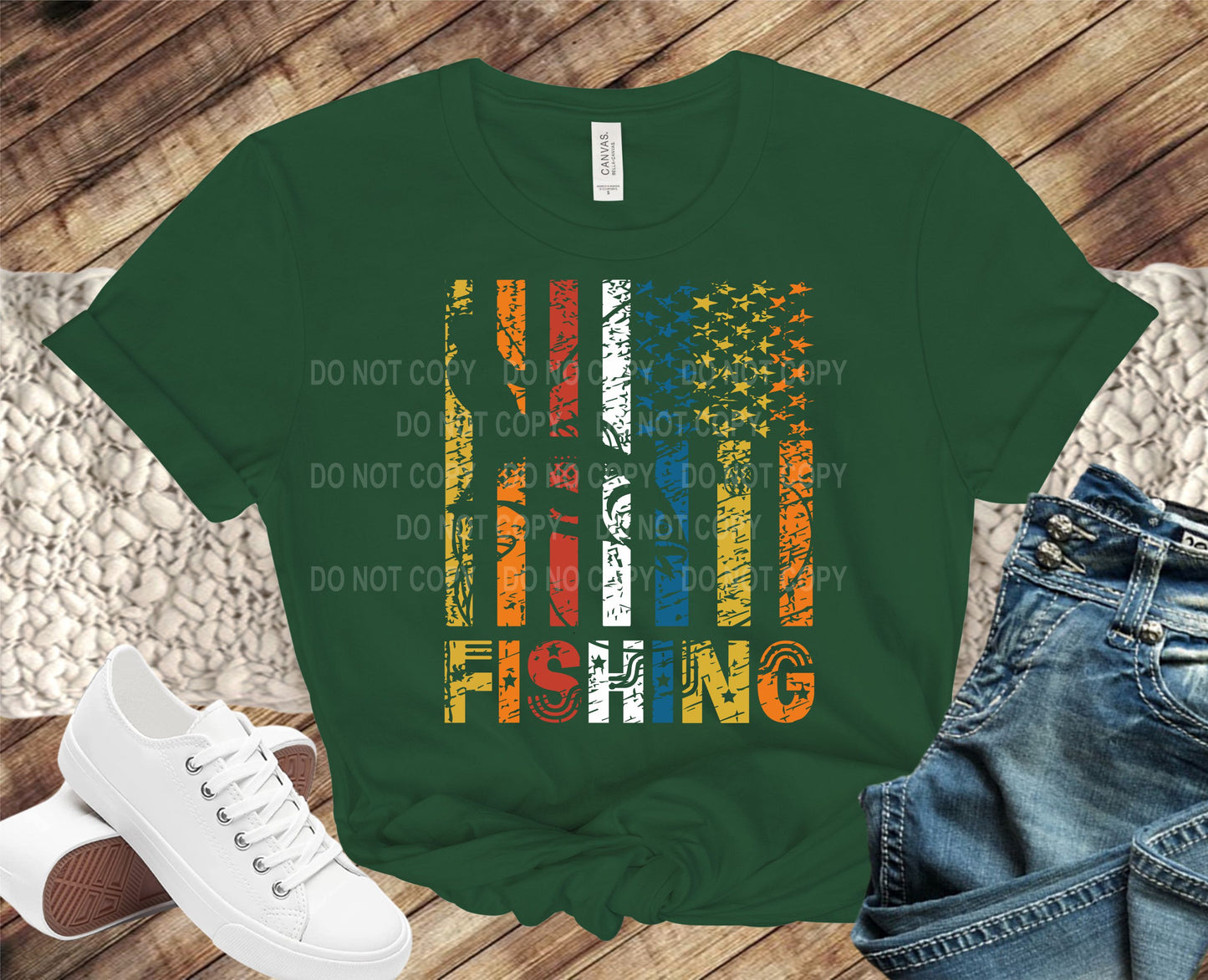 Fishing flag transfer