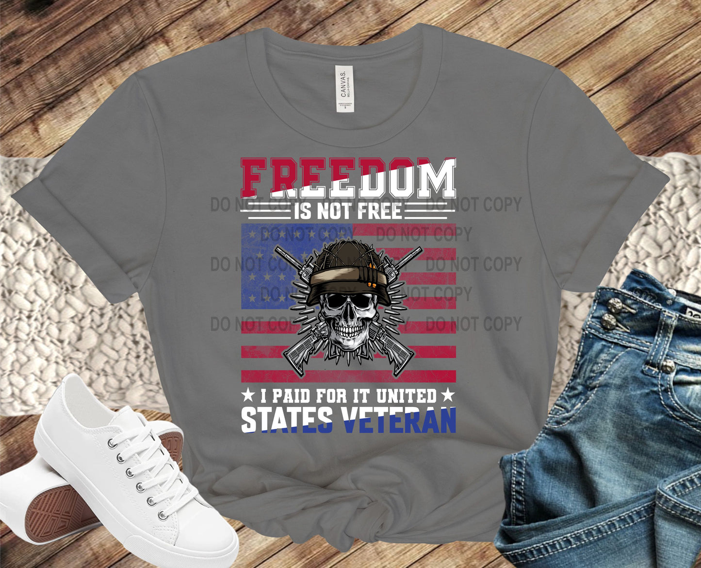 Freedom is not free I paid for it. United States Veteran transfer