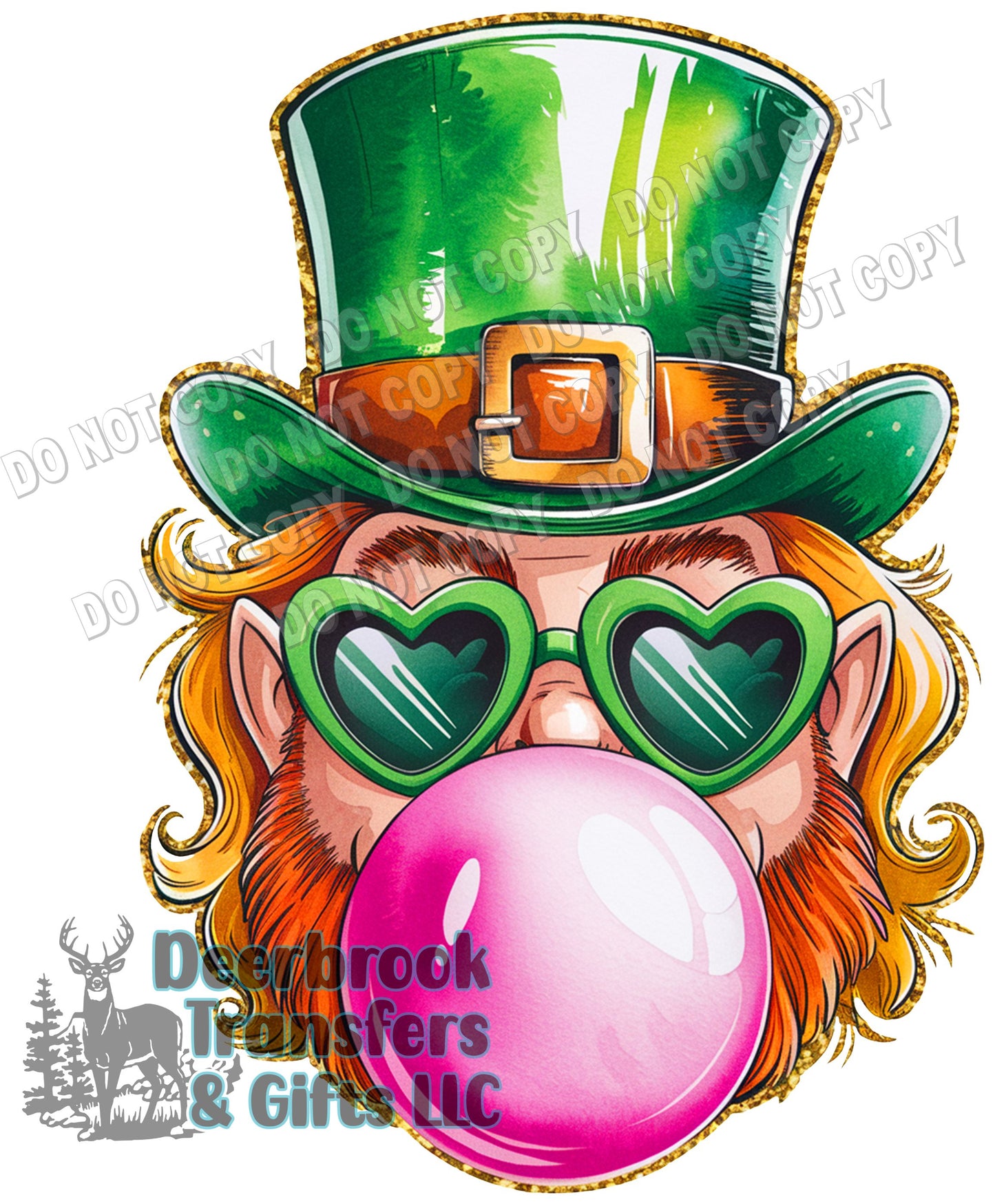 Leprechaun bubblegum transfer