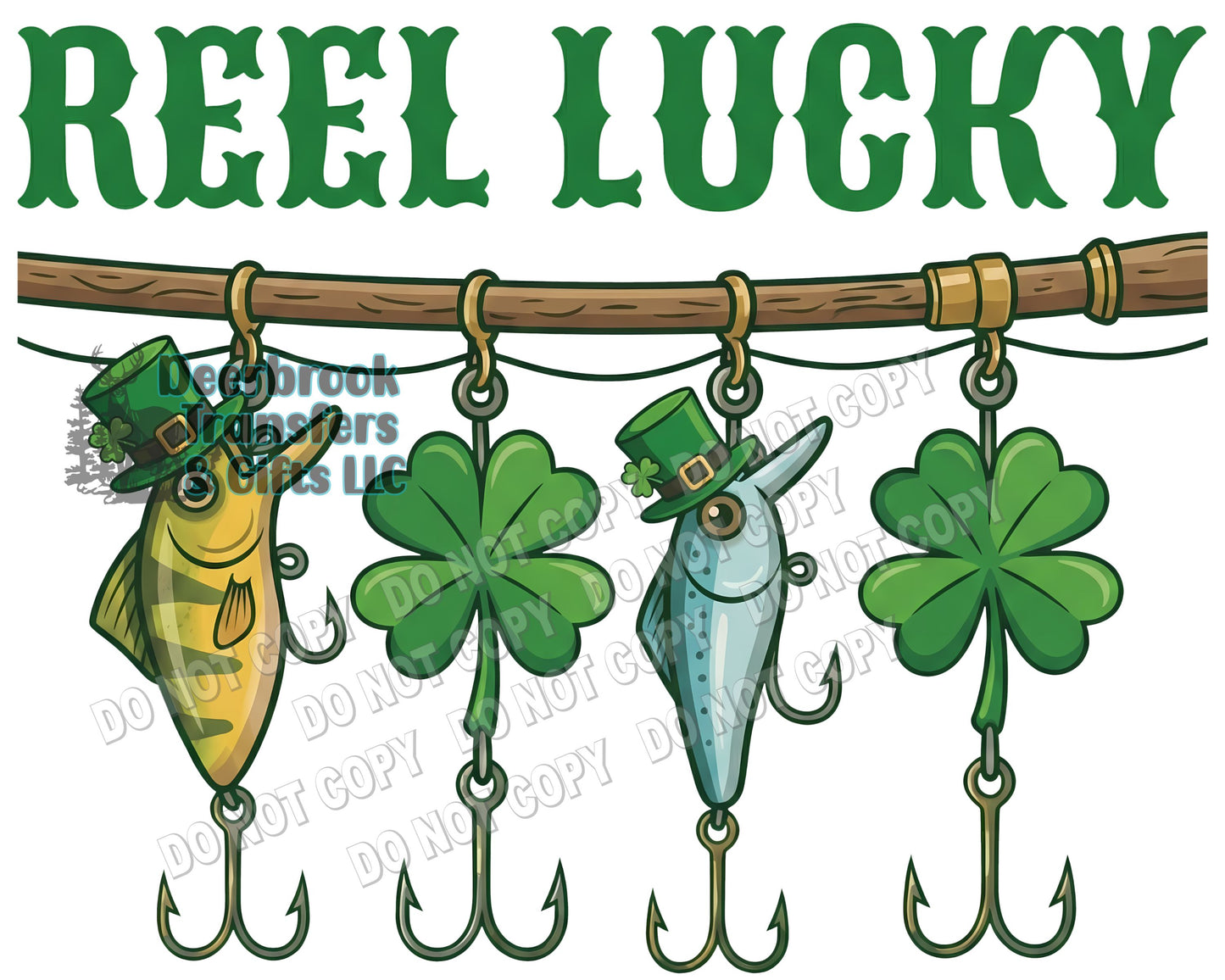 Reel Lucky DTF Transfer
