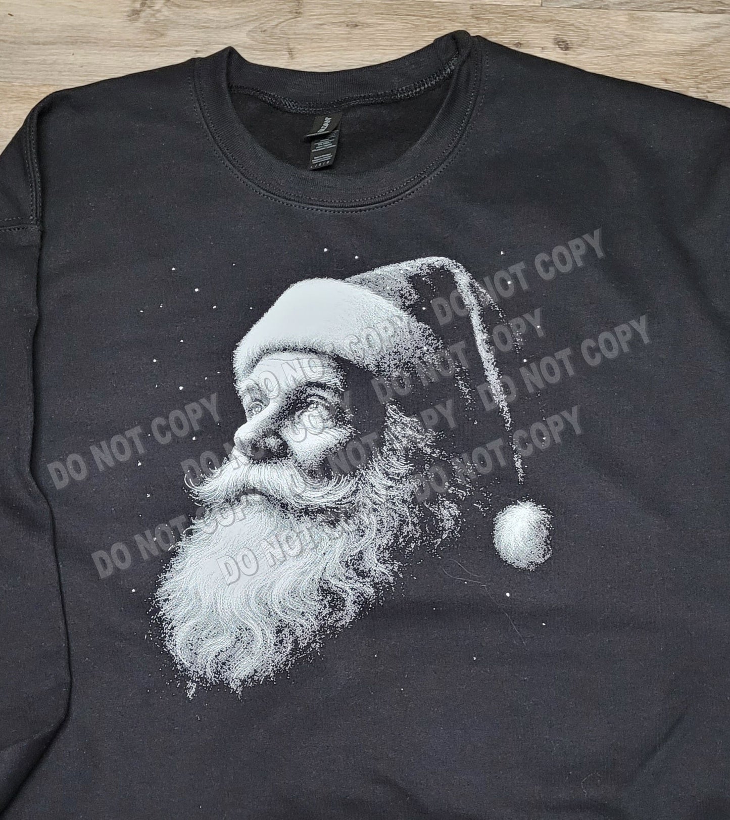 Santa face - side view crewneck