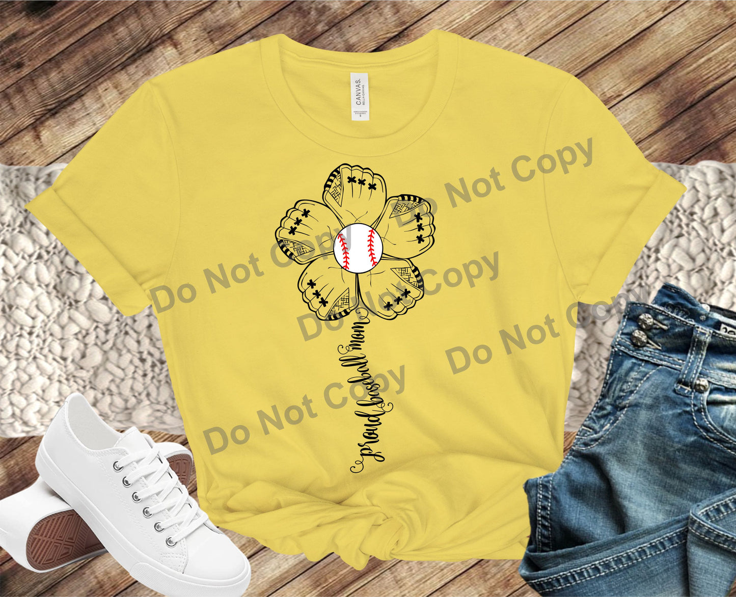 Proud Baseball Mama transfer