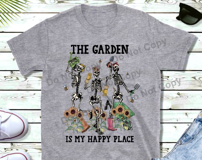 The garden is my happy place transfer