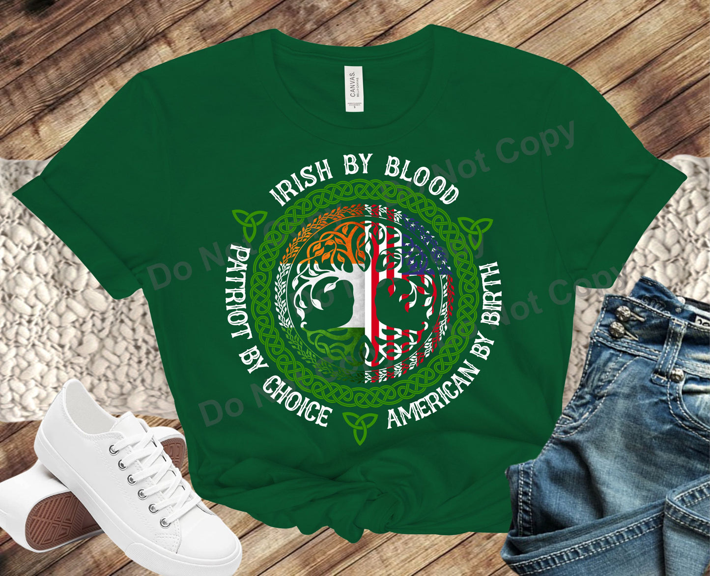 Irish by blood American by birth Patriot by choice shirt