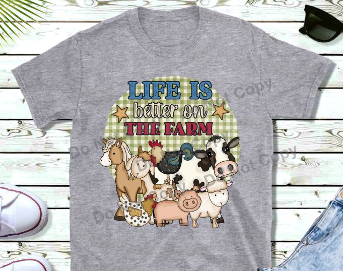 Life is better on the farm transfer