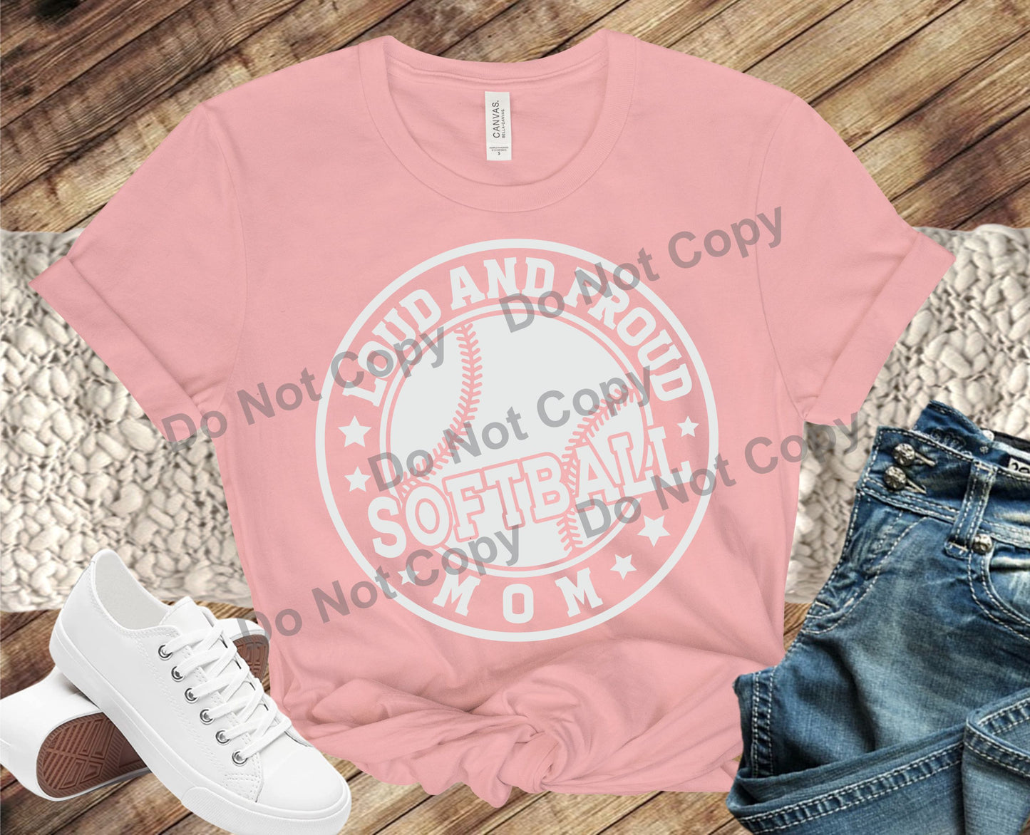 Loud and Proud Softball Mom transfer