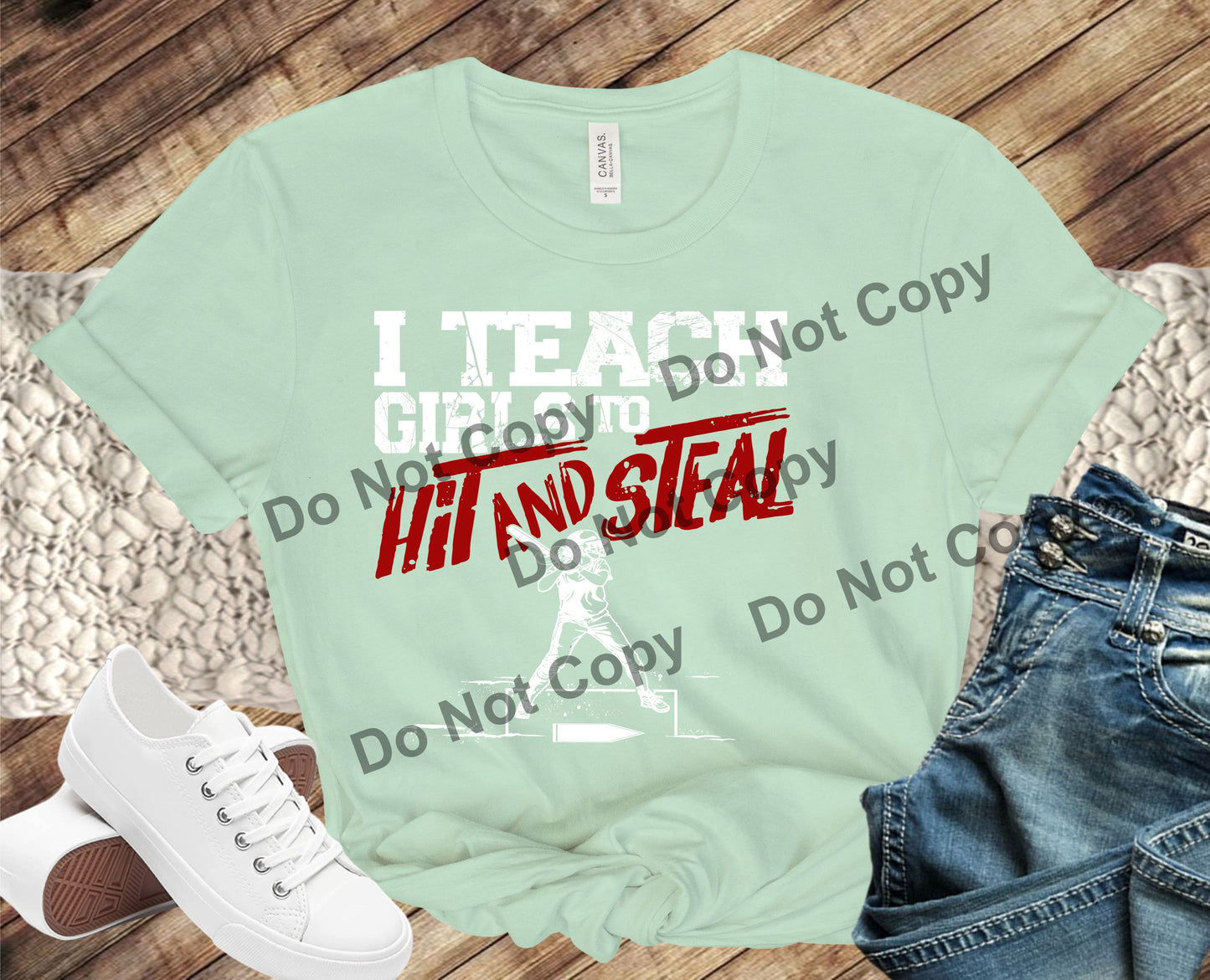 I teach girls to hit and steal softball transfer