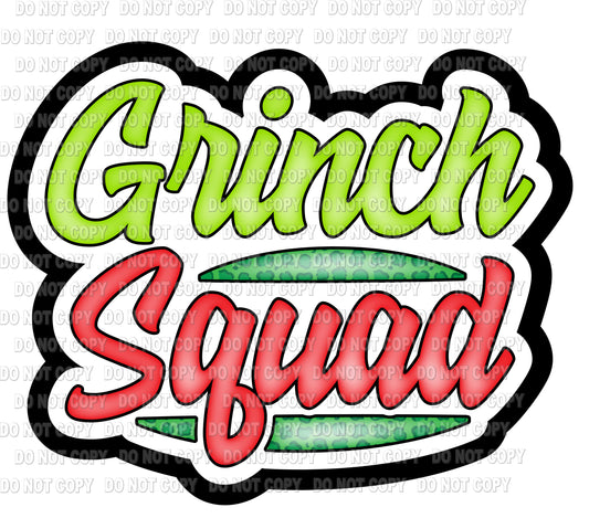 Grinch Squad DTF transfer