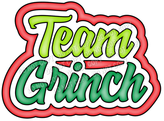 Team Grinch DTF transfer