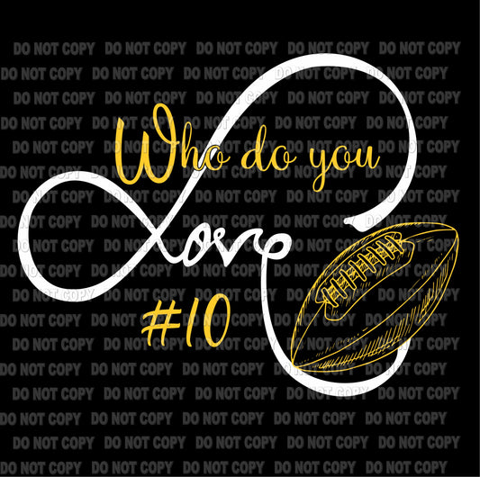 Who do you Love #10 transfer