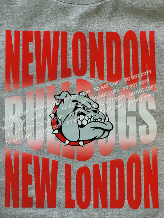 New London Bulldogs crewneck