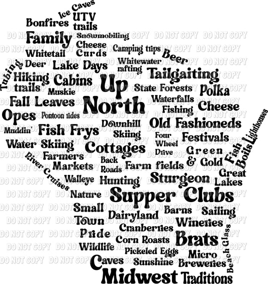 Wisconsin word art 2 transfer