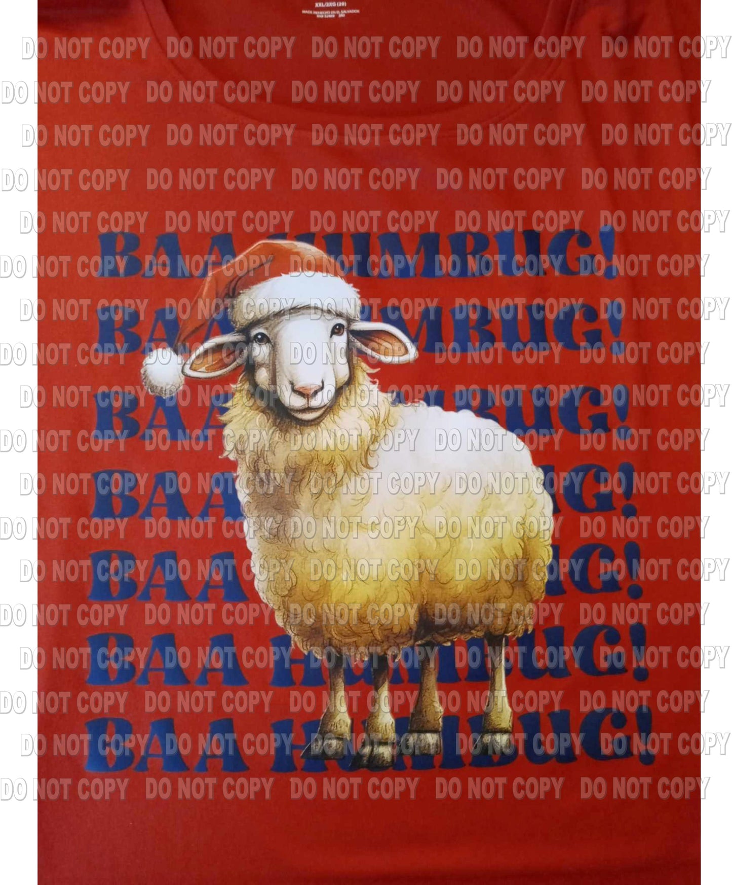 Baa Humbug sheep transfer