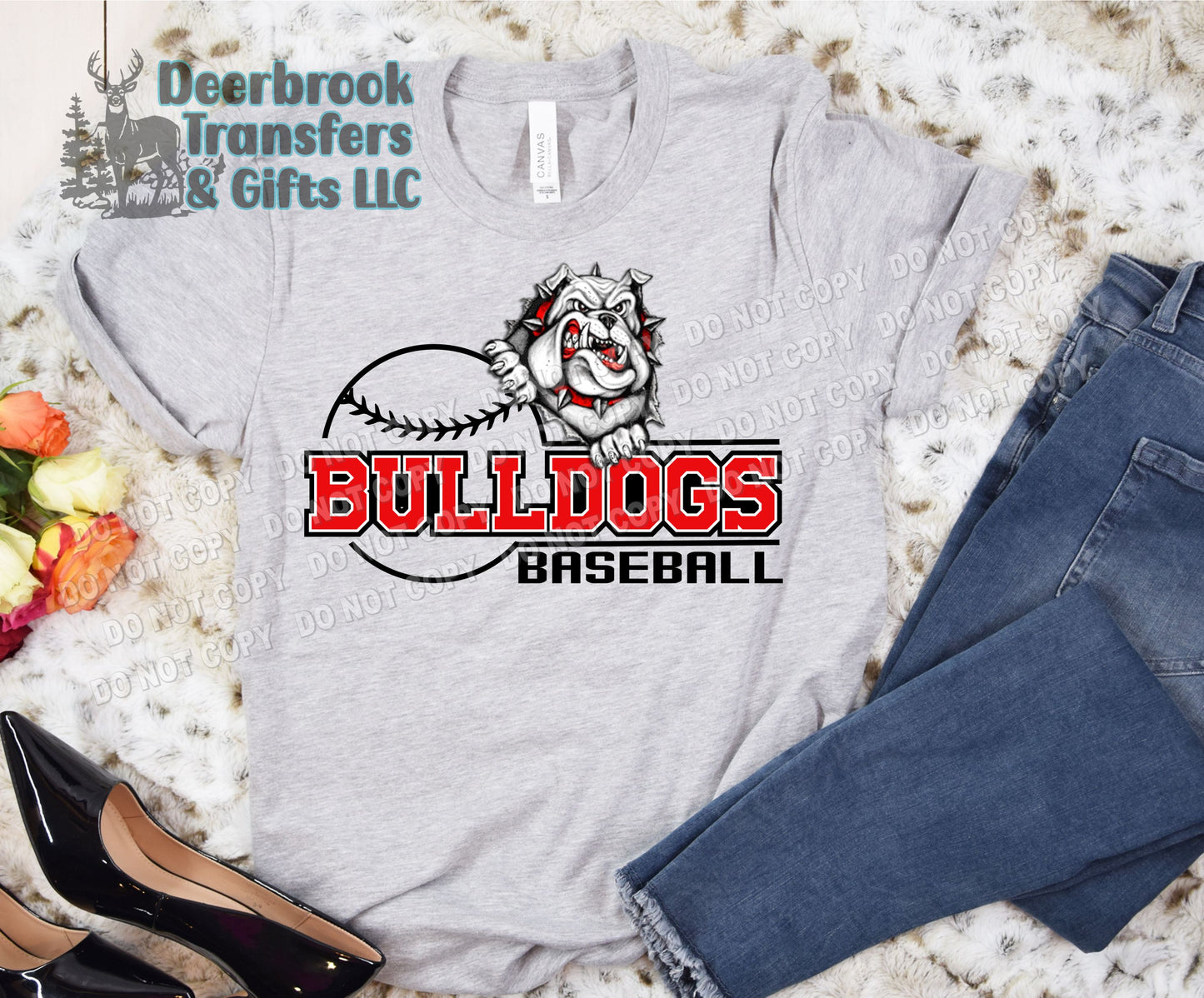 New London Bulldogs  Baseball shirt