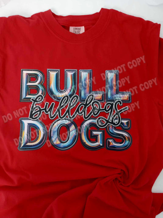 Holograhic New London Bulldogs shirt