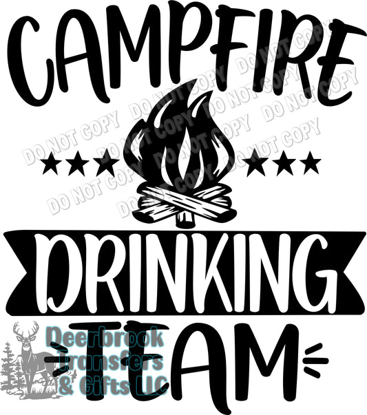 Campfire drinking team transfer