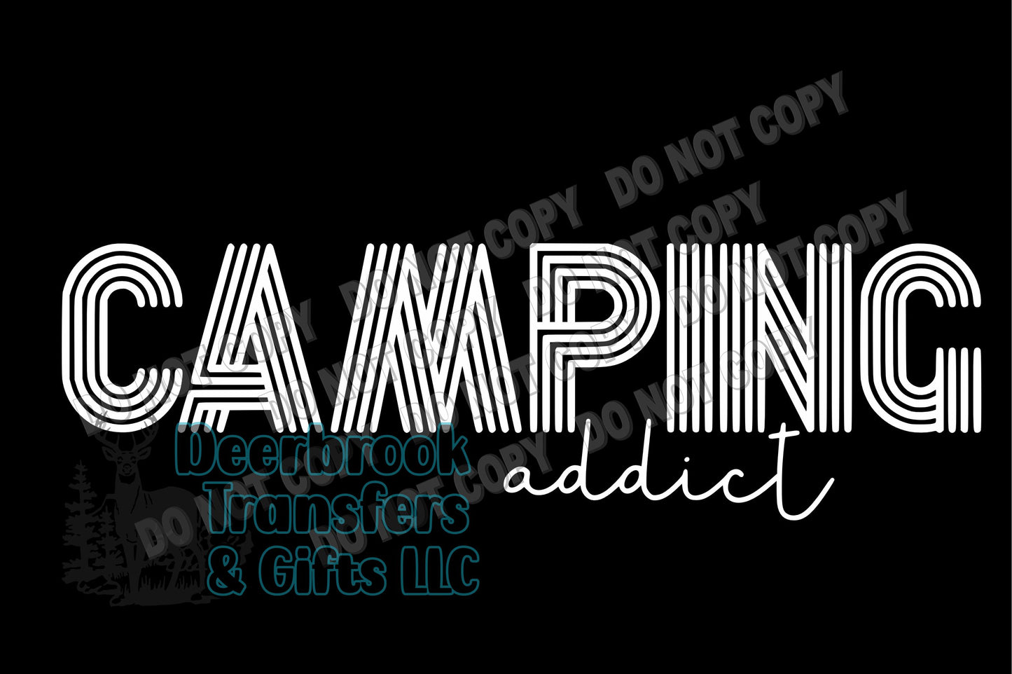 Camping Addict transfer