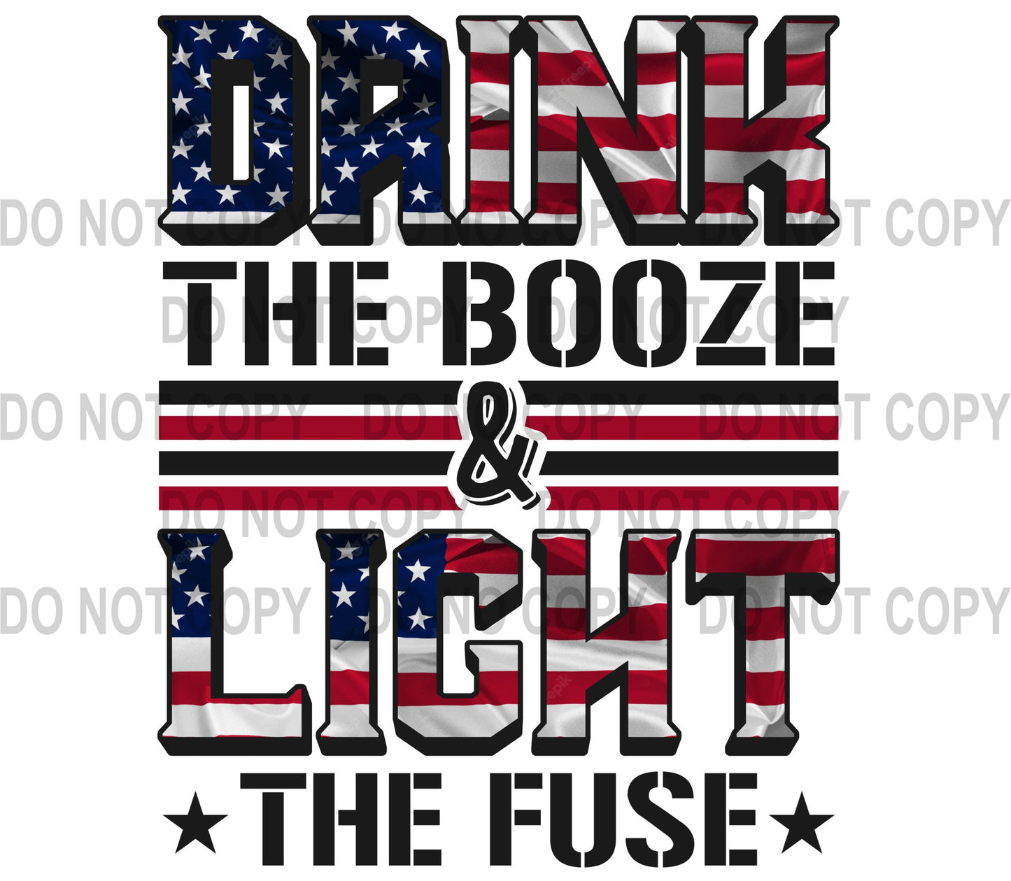 Drink the booze and light the fuse transfer