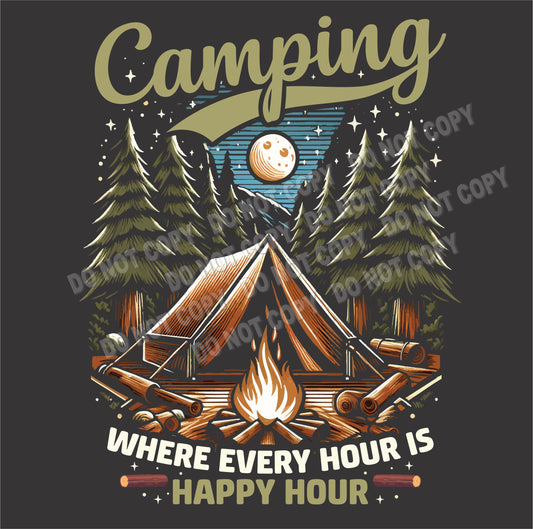 Camping where every hour is happy hour