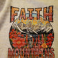 Faith moves mountains Faux embroidery transfer