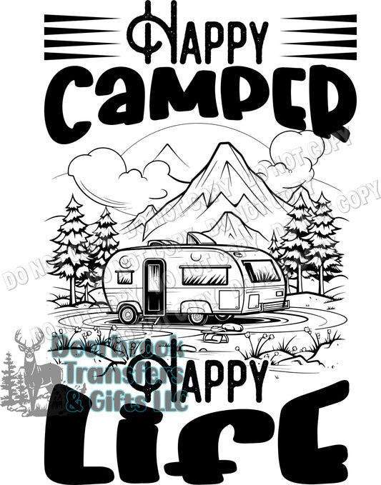 Happy Camper Happy Life transfer