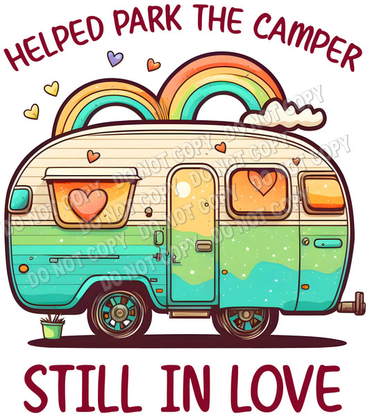 Helped park the camper