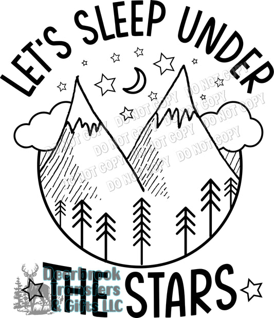 Let's sleep under the stars transfer