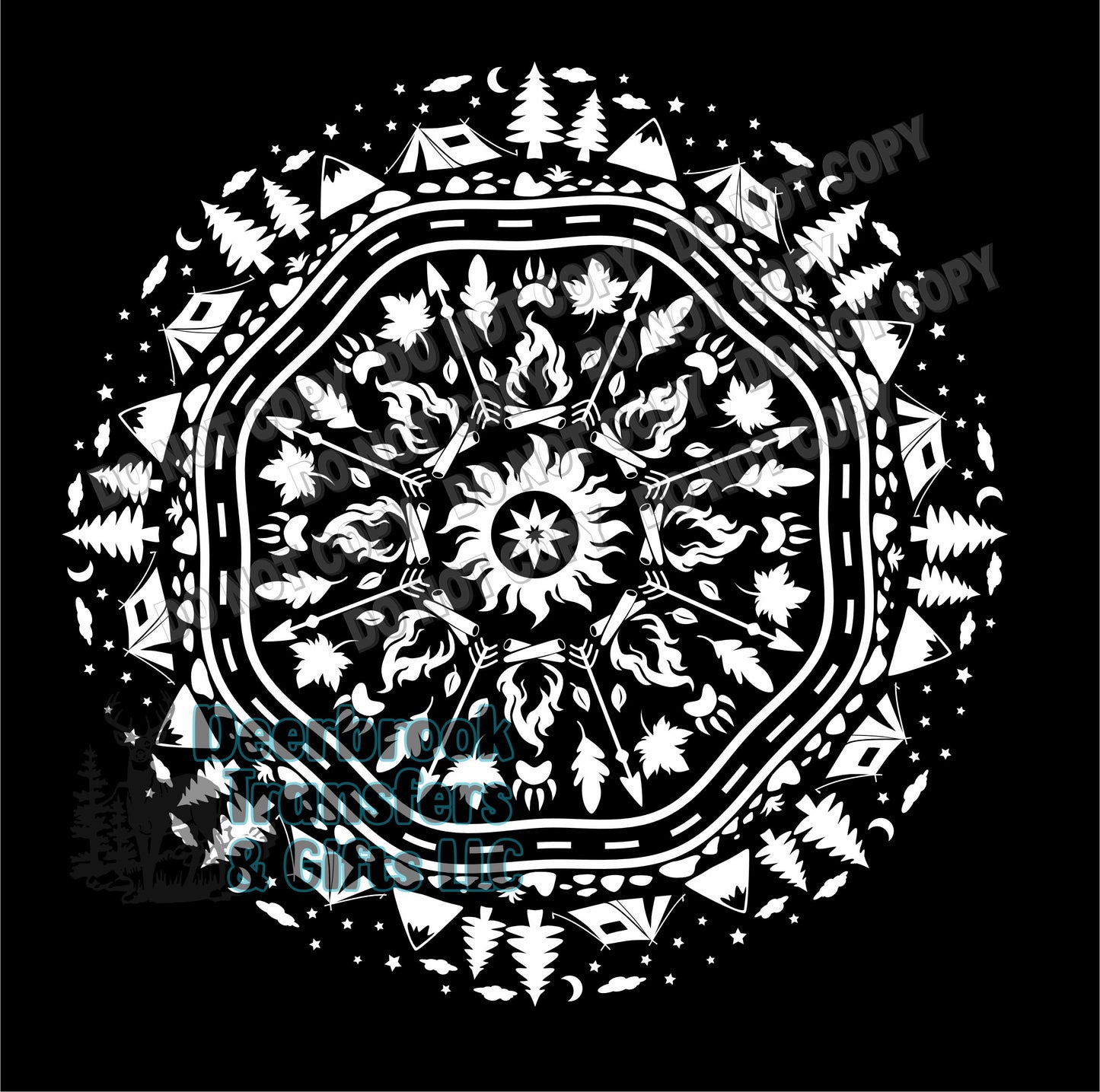 Mandala - tent transfer