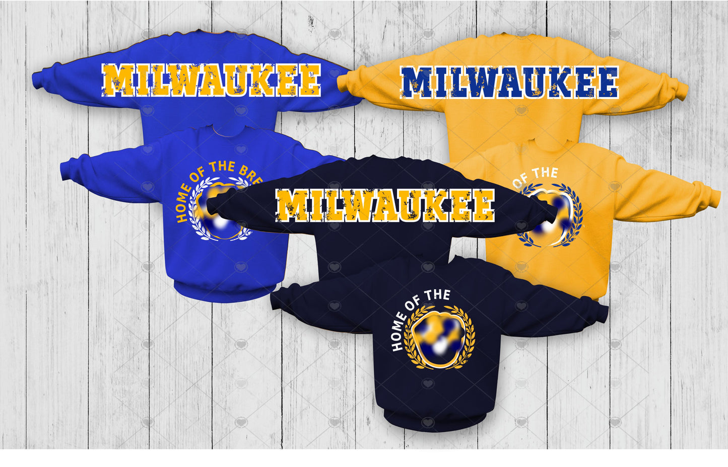 Milwaukee wingspan crewnecks