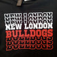 Stacked New London Bulldogs shirt