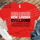 Stacked New London Bulldogs shirt