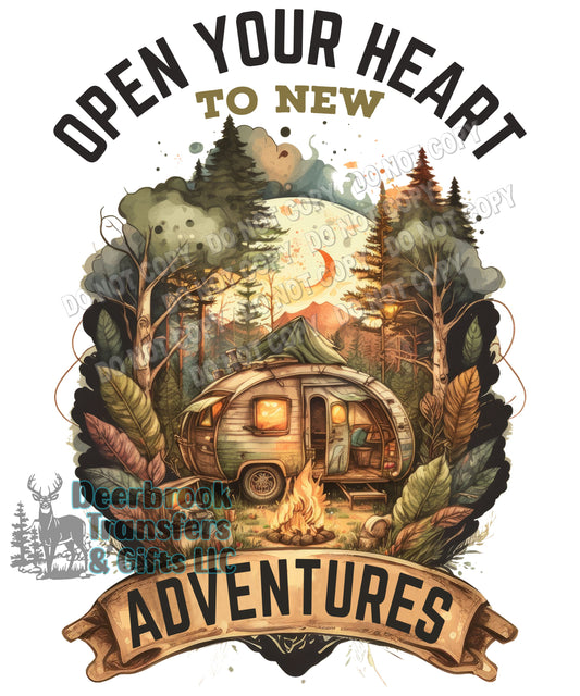 Open your heart to new adventures transfer