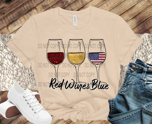 Red Wine & Blue transfer