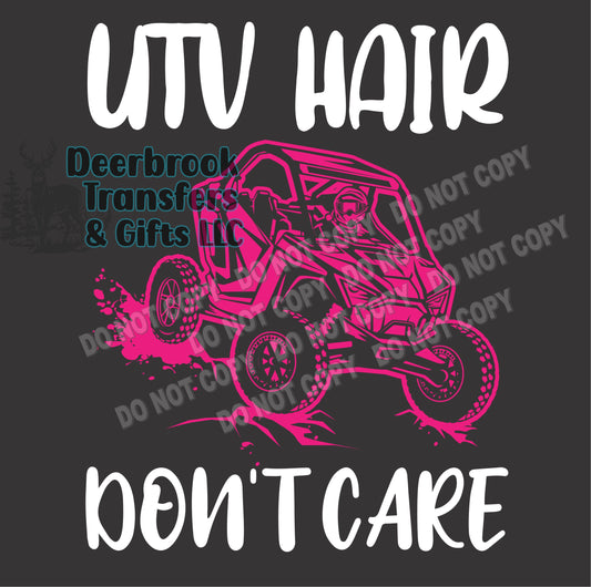 UTV Hair Don't Care transfer