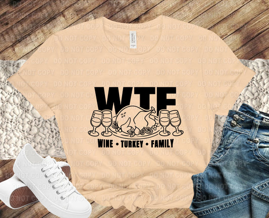 WTF - Wine, Turkey, Family transfer