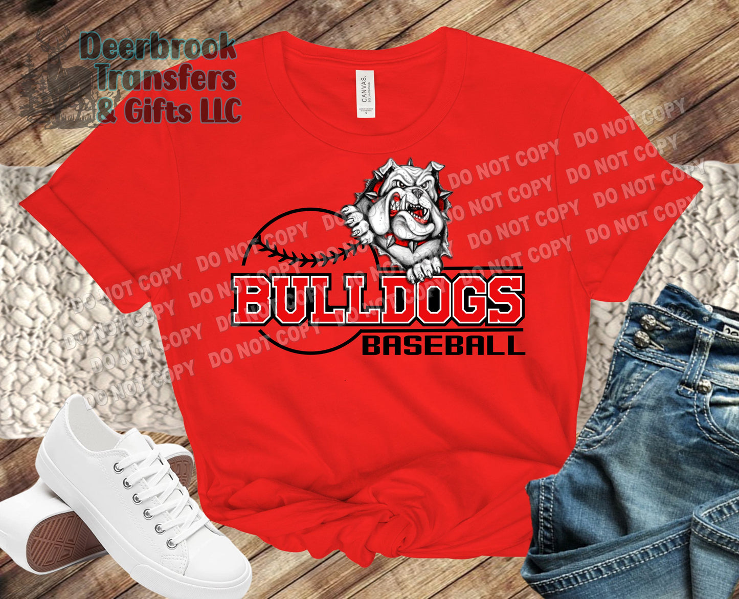 New London Bulldogs  Baseball shirt