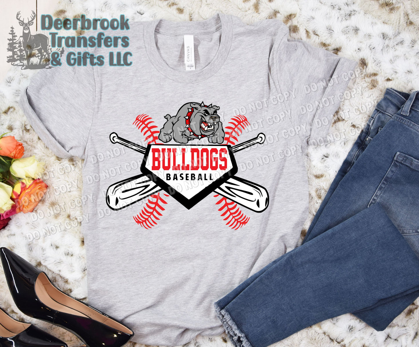 New London Bulldogs Baseball shirt