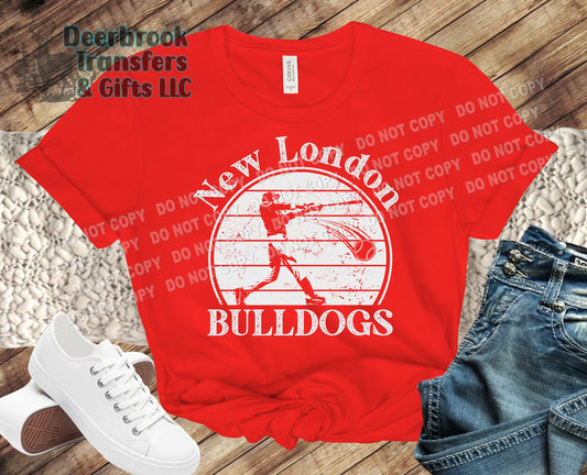 New London Bulldogs Baseball shirt