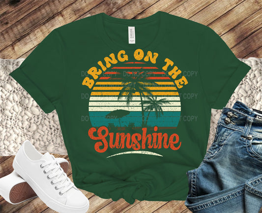 Bring on the sunshine transfer